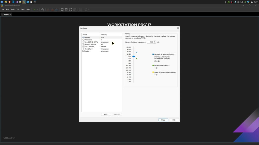 Windows 11 25H2 Official Download: How to Install and Enable New Start Menu 3 Configuring virtual machine hardware settings for Windows 11 25H2 installation