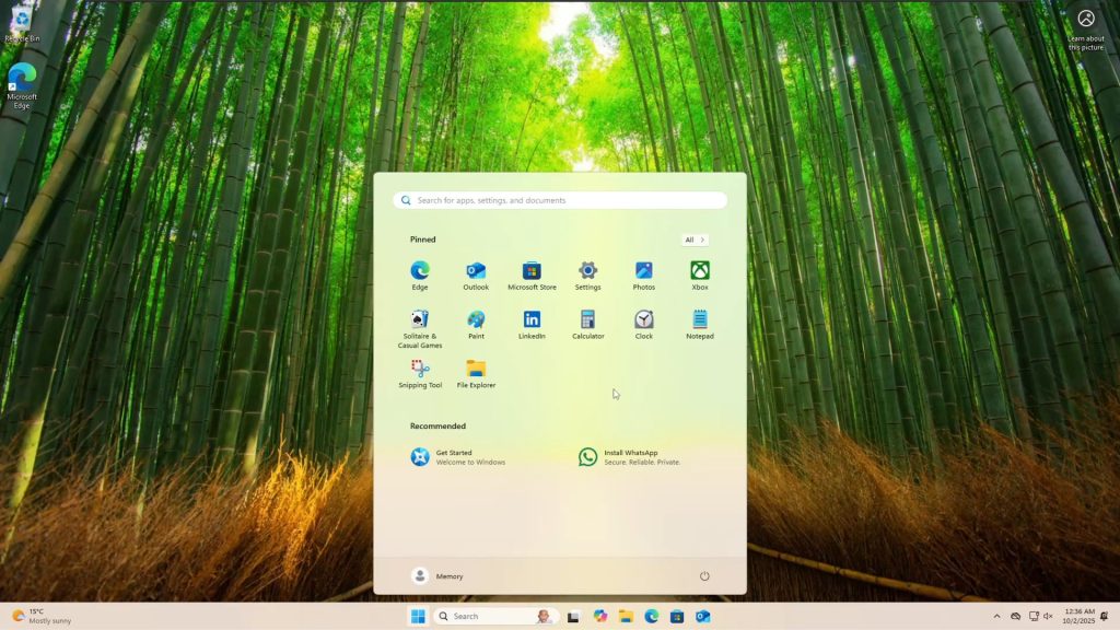 Windows 11 25H2 Official Download: How to Install and Enable New Start Menu 6 The default Windows 11 25H2 start menu looks identical to the 24H2 version