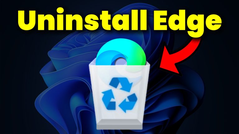 Uninstall Microsoft Edge Cover Image