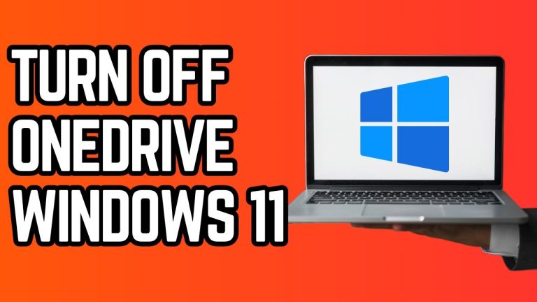 Tutorial for turning off OneDrive on Windows 11 with step-by-step instructions