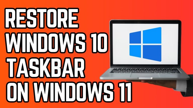 Windows 10 taskbar restoration on Windows 11 using ExplorerPatcher software tutorial