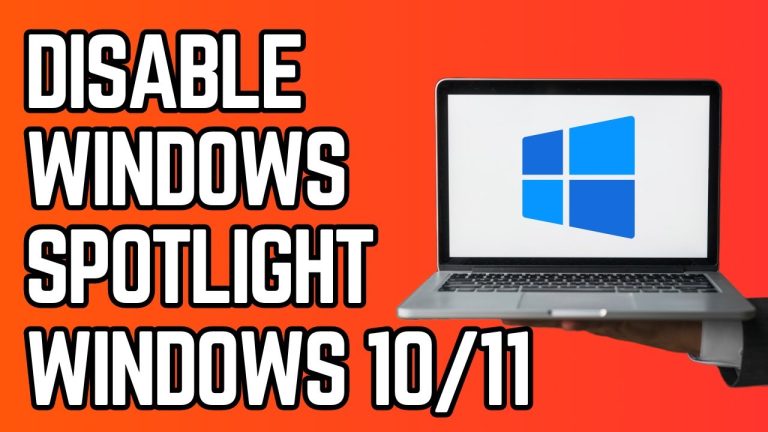 Tutorial showing how to disable Windows Spotlight feature on Windows 11 for lock screen customization