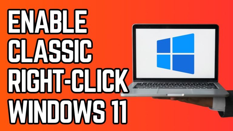 Windows 11 classic context menu tutorial using Registry Editor regedit method