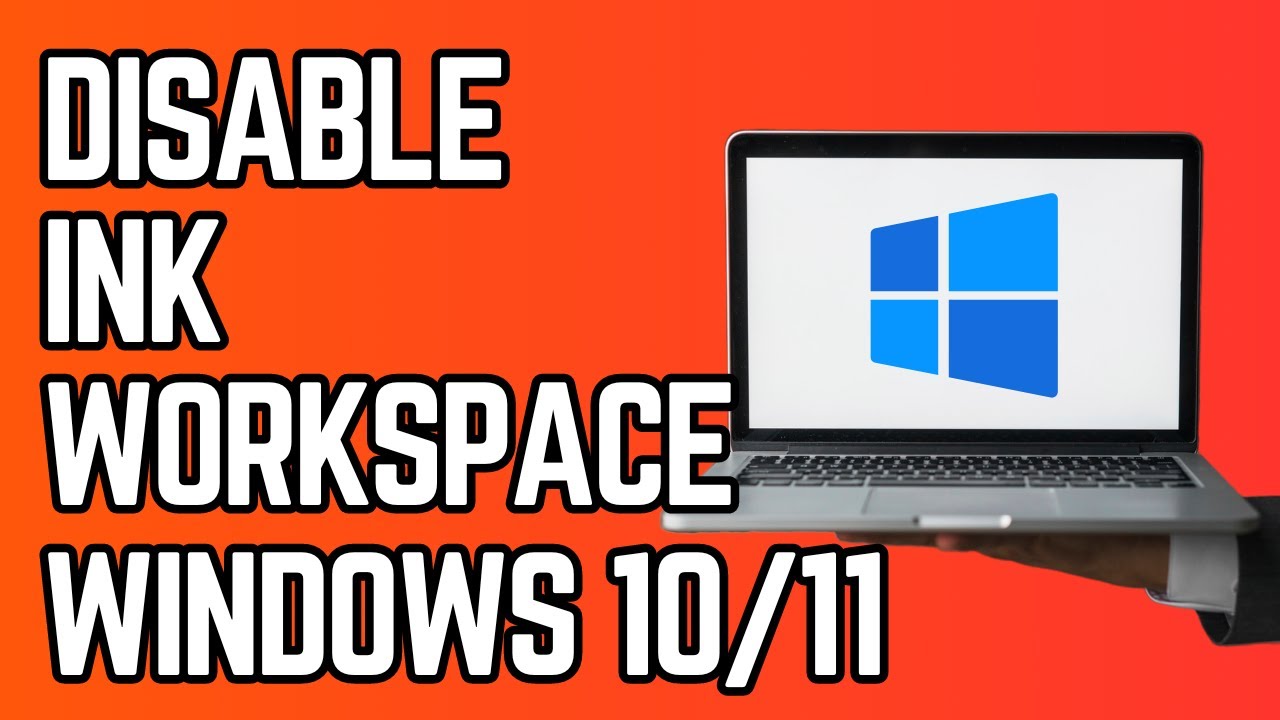 Tutorial on how to disable Windows Ink Workspace in Windows 10 and 11 using Registry Editor