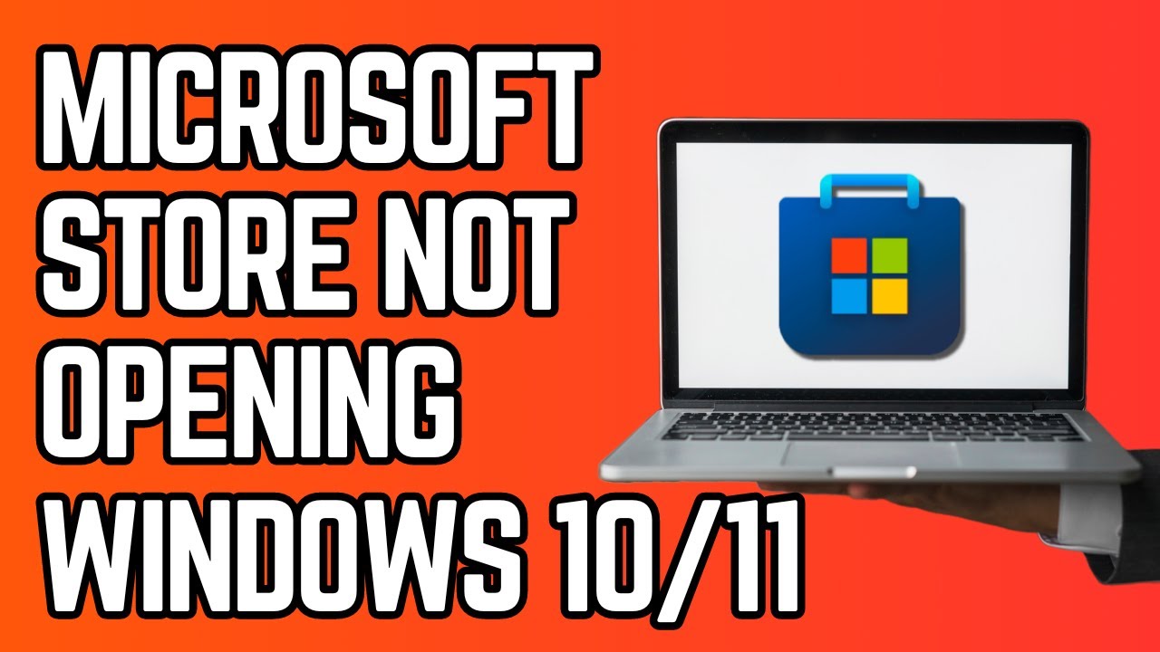 Tutorial showing how to fix Microsoft Store not opening on Windows 11