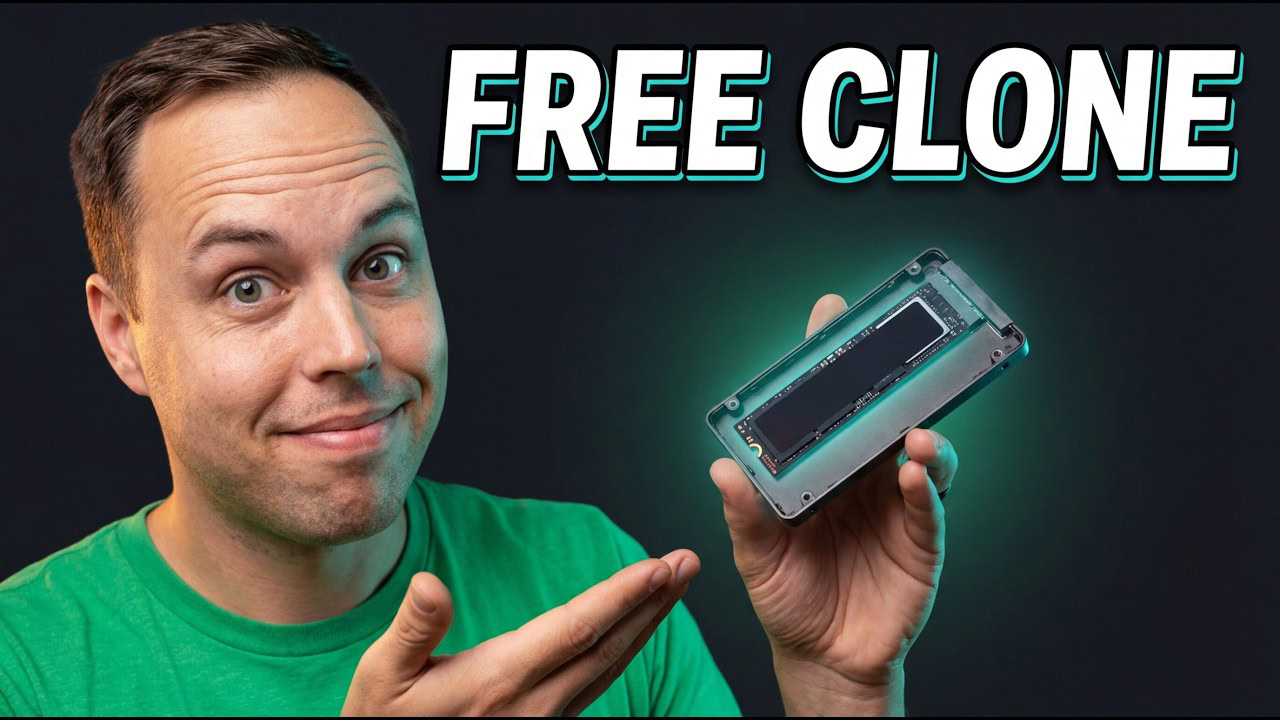 Free tool tutorial for cloning Windows drives, a must-know skill for every Windows user