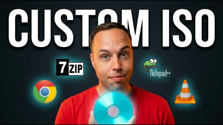 How to Create a Custom Windows ISO with Pre-Installed Programs