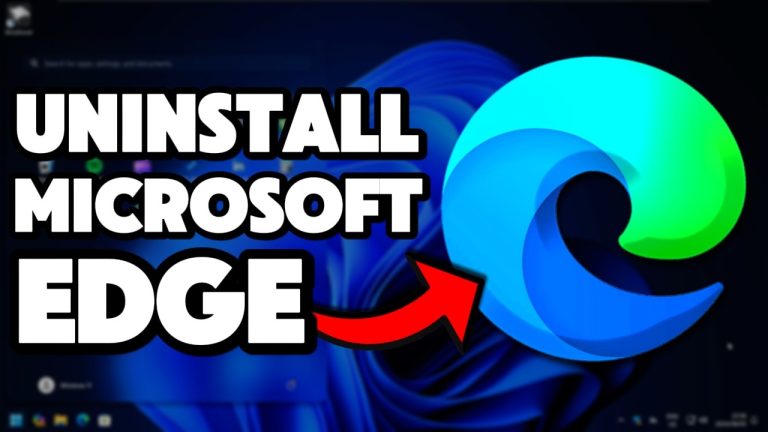 How to Uninstall Microsoft Edge on Windows 10 and 11