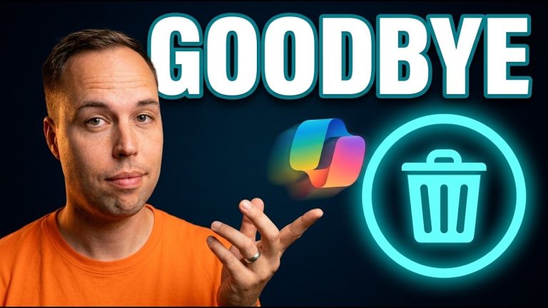 Tutorial showing how to remove AI apps like Copilot and Recall from Windows 11 using Winhance