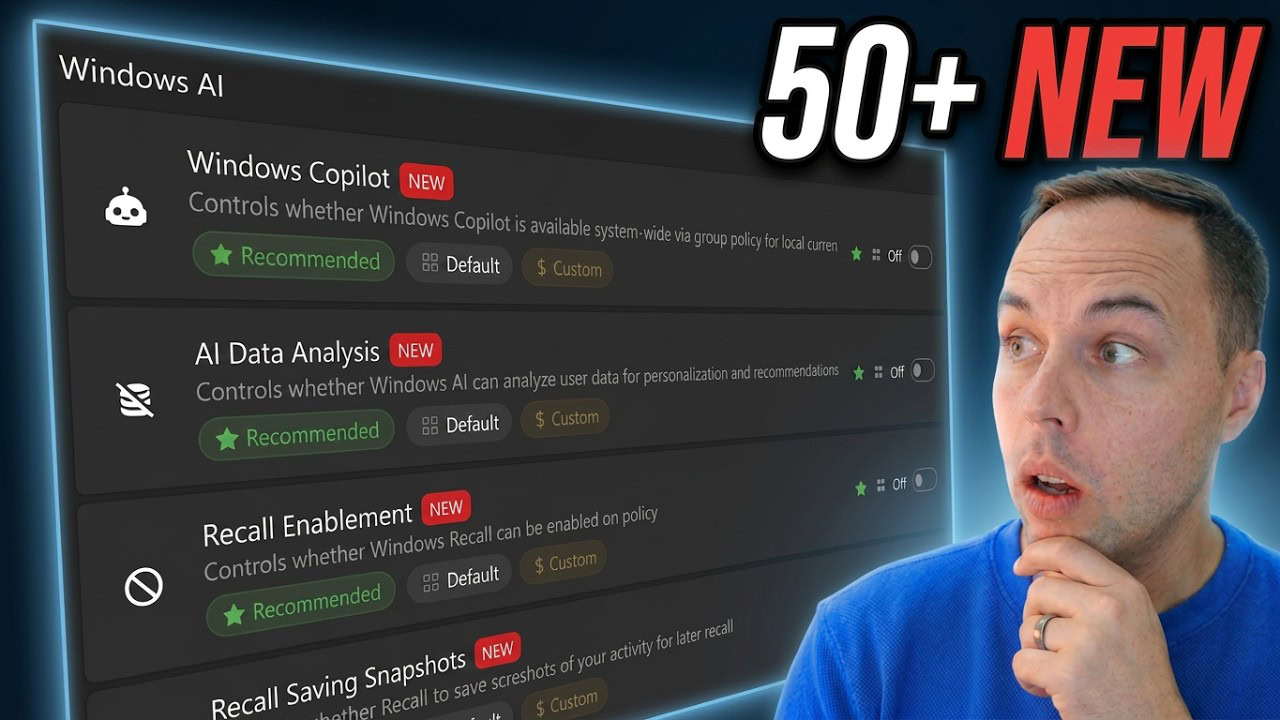 Winhance Release 24 update with 50+ new Windows optimization and customization settings