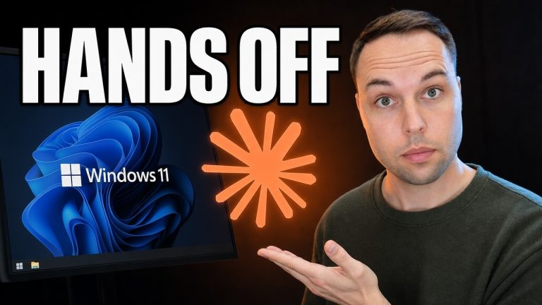 Claude Code AI debloating and setting up a fresh Windows 11 PC via PowerShell