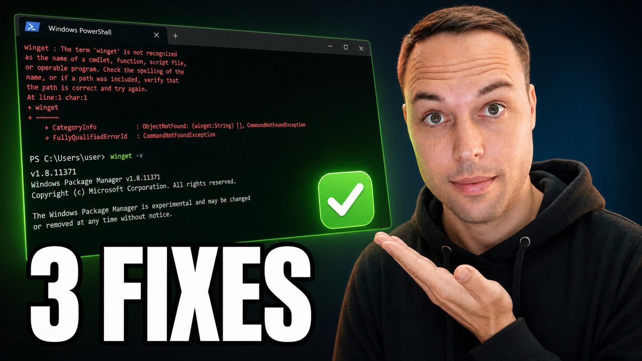How to install or fix WinGet on Windows 10 and 11 using three methods including App Installer and PowerShell