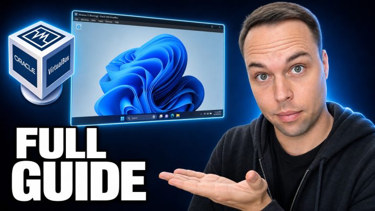 Install Windows 11 in a free VirtualBox virtual machine — easy step-by-step setup tutorial