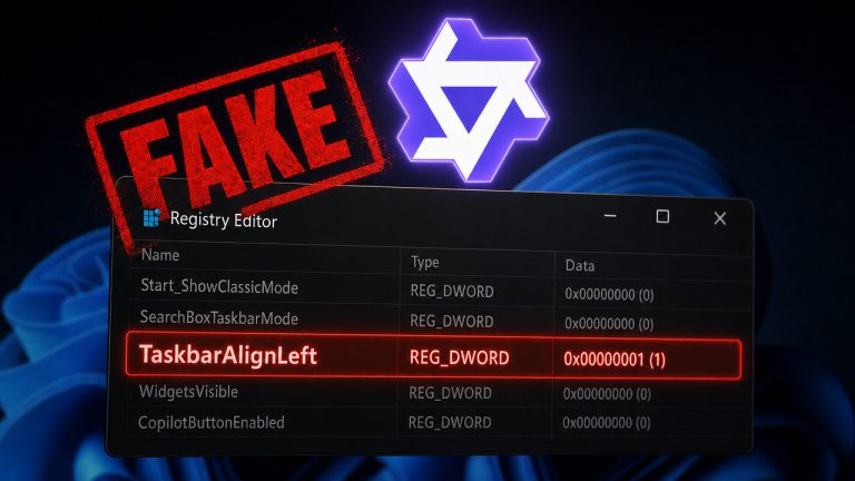Local AI model hallucinating a fake Windows 11 registry key during an automated PC setup test