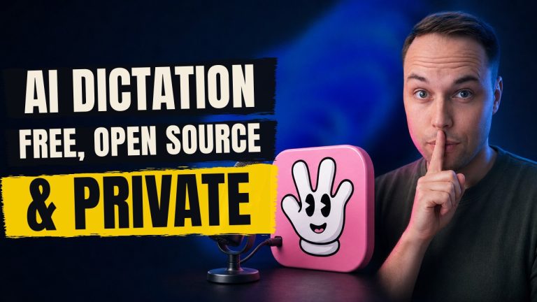 Handy free open source dictation software that works 100% offline on Windows 11, tutorial