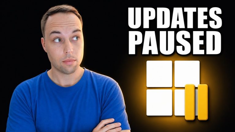 Windows 11 Settings Windows Update page with the Pause updates Pick a date calendar option