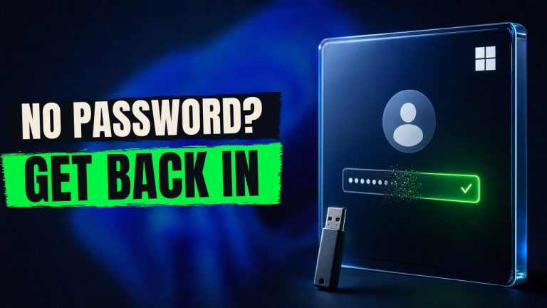 Reset Windows 11 password tutorial for any account type without reinstalling Windows