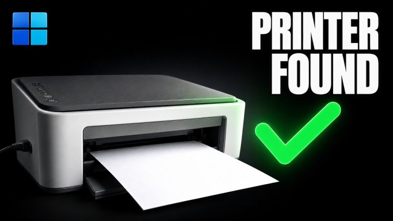 Tutorial to fix a USB printer not detected in Windows 11 without downloading a driver